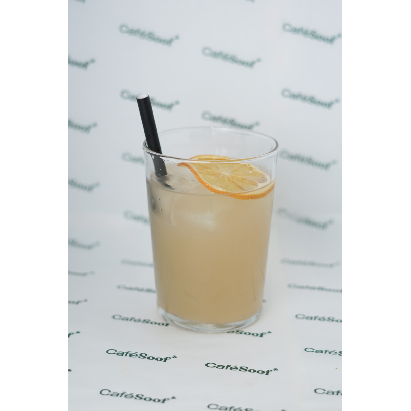 Homemade ginger lemonade